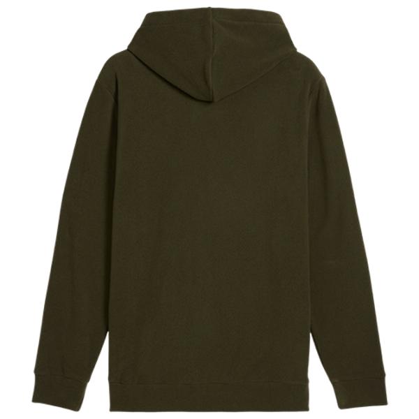 Hanorac pentru bărbați Puma Ess Elevated Polarfleece Hoodie  Drept / Dark Olive photo 2 Hanorac pentru bărbați Puma Ess Elevated Polarfleece Hoodie  Drept / Dark Olive photo 2