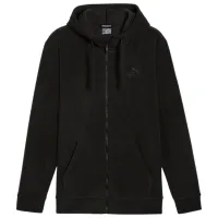 Hanorac pentru bărbați Puma Ess Elevated Polarfleece Full-Zip Hoodie  Drept / Black