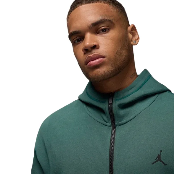 Hanorac pentru bărbați Nike M Jordan Sport Hoop Fleece Dri-FIT Full-Zip  Drept / Teal photo 4 Hanorac pentru bărbați Nike M Jordan Sport Hoop Fleece Dri-FIT Full-Zip  Drept / Teal photo 4
