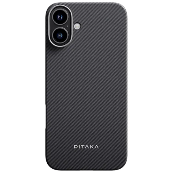 Husă pentru smartphone Apple iPhone 16 Pitaka / MagSafe Back / PC / Gray Black photo 1