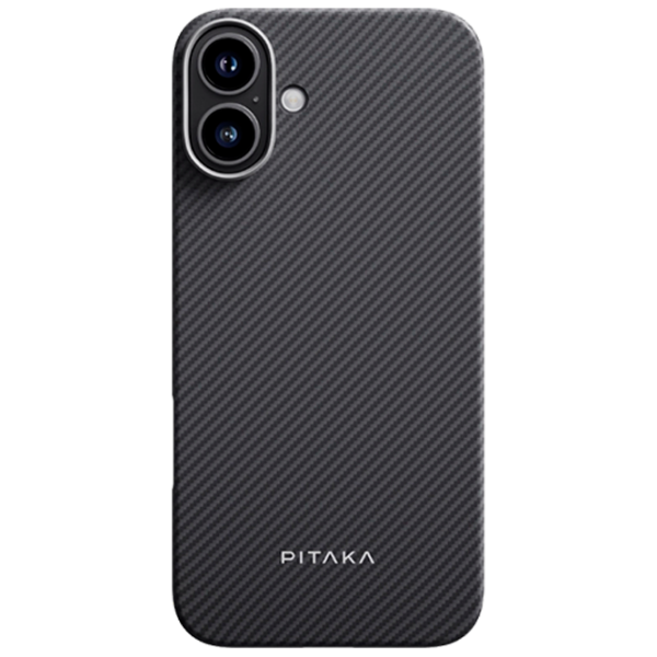 Husă pentru smartphone Apple iPhone 16 Pitaka / MagSafe Back / PC / Gray Black photo 1