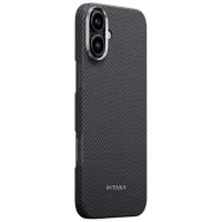 Husă pentru smartphone Apple iPhone 16 Pitaka / MagSafe Back / PC / Gray Black photo 2