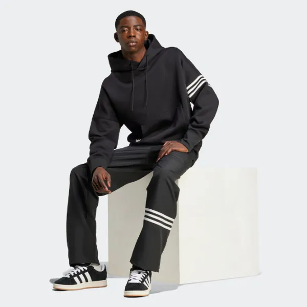 Hanorac pentru bărbați Adidas Neuclassics Hoodie  Drept / Black photo 5