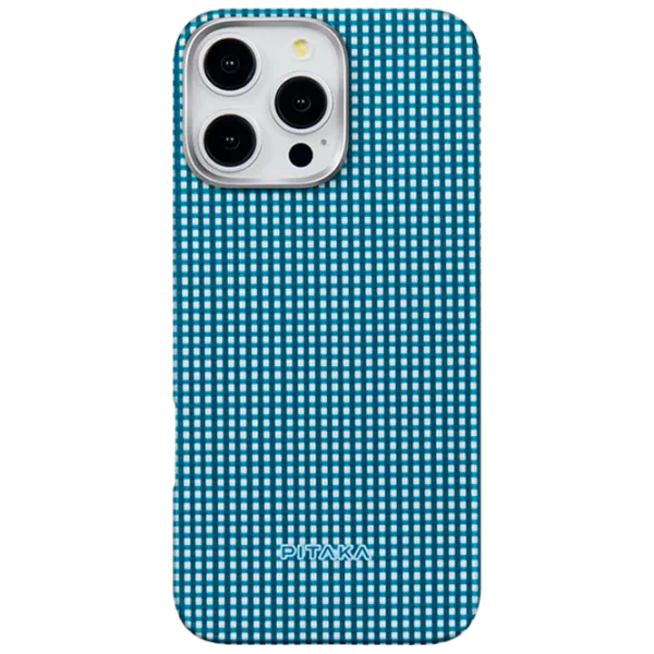 Husă pentru smartphone Apple iPhone 16 Pro Pitaka / MagSafe Back / PC / Ocean Blue photo 1