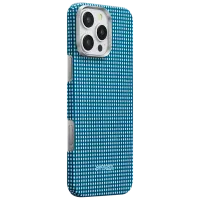 Husă pentru smartphone Apple iPhone 16 Pro Pitaka / MagSafe Back / PC / Ocean Blue photo 2