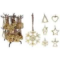 Jucării pentru brad Christmas 23369 10 cm / Gold