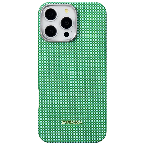 Husă pentru smartphone Apple iPhone 16 Pro Max Pitaka / MagSafe Back / PC / Forest Green photo 1