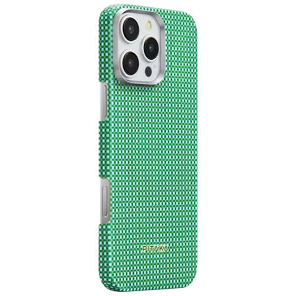 Husă pentru smartphone Apple iPhone 16 Pro Max Pitaka / MagSafe Back / PC / Forest Green photo 2
