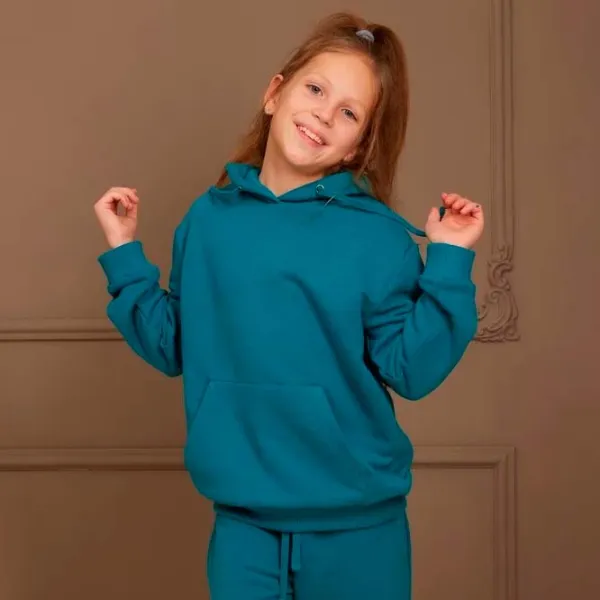 Hanorac unisex X-Baby Bamby 4 - 5 ani / Green photo 2 Hanorac unisex X-Baby Bamby 4 - 5 ani / Green photo 2