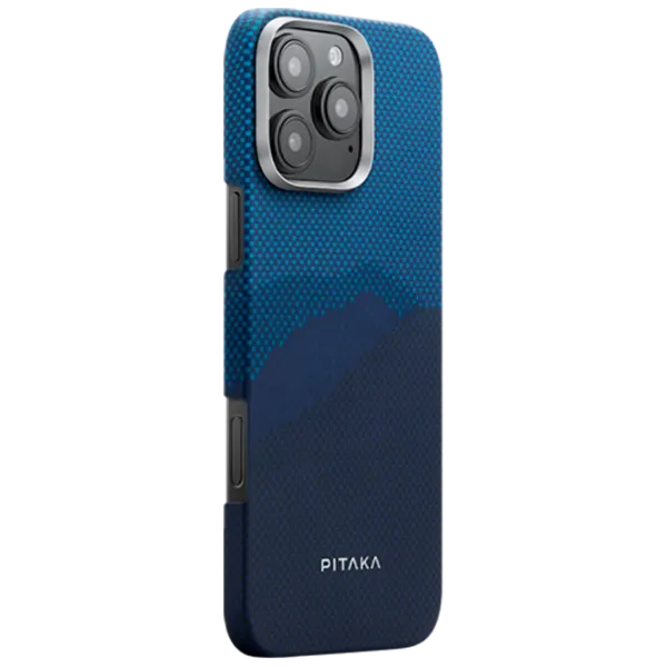Husă pentru smartphone Apple iPhone 16 Pro Max Pitaka / MagSafe Back / PC / Over the Horizon Blue photo 2