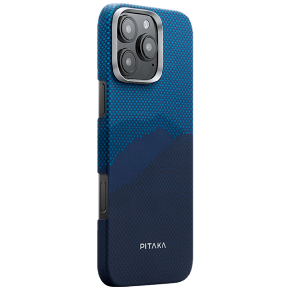 Husă pentru smartphone Apple iPhone 16 Pro Max Pitaka / MagSafe Back / PC / Over the Horizon Blue photo 2