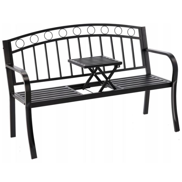 Scaun de grădină GardenLine MEB0797 Metal / Metal / Black photo 1 Scaun de grădină GardenLine MEB0797 Metal / Metal / Black photo 1