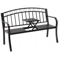 Scaun de grădină GardenLine MEB0797 Metal / Metal / Black