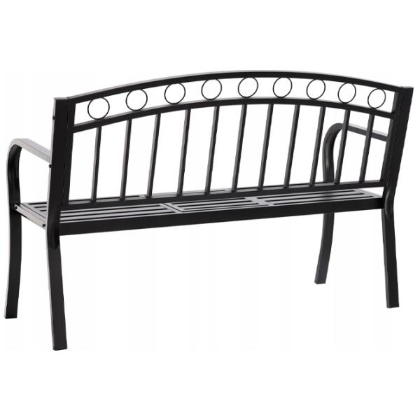 Scaun de grădină GardenLine MEB0797 Metal / Metal / Black photo 3 Scaun de grădină GardenLine MEB0797 Metal / Metal / Black photo 3