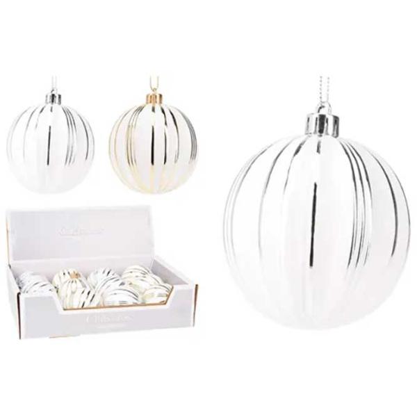 Jucării pentru brad Christmas 36808 8 cm / Silver photo 1