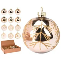 Игрушки для ёлки Christmas 36809 8 см / Золото