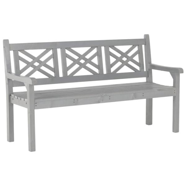 Scaun de grădină Mobhaus Fabla Masiv / Masiv / Gray  photo 1