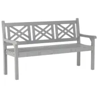 Садовый стул Mobhaus Fabla Массив / Массив / Серый 