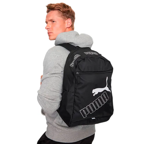 Rucsac Puma Phase Backpack II  / White Black / 21 l photo 4 Rucsac Puma Phase Backpack II  / White Black / 21 l photo 4