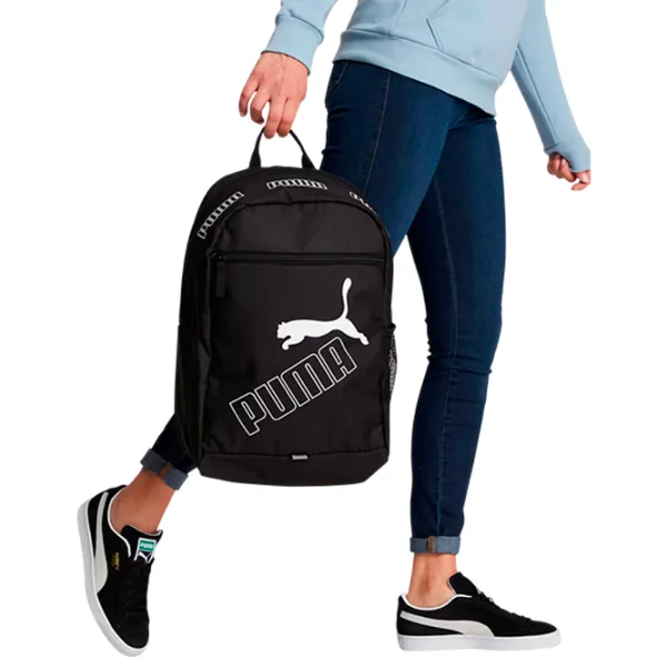 Rucsac Puma Phase Backpack II  / White Black / 21 l photo 5 Rucsac Puma Phase Backpack II  / White Black / 21 l photo 5