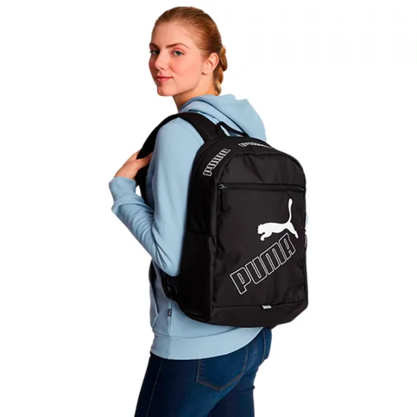 Rucsac Puma Phase Backpack II  / White Black / 21 l photo 6 Rucsac Puma Phase Backpack II  / White Black / 21 l photo 6
