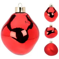Jucării pentru brad Christmas 36812 8 cm / Red
