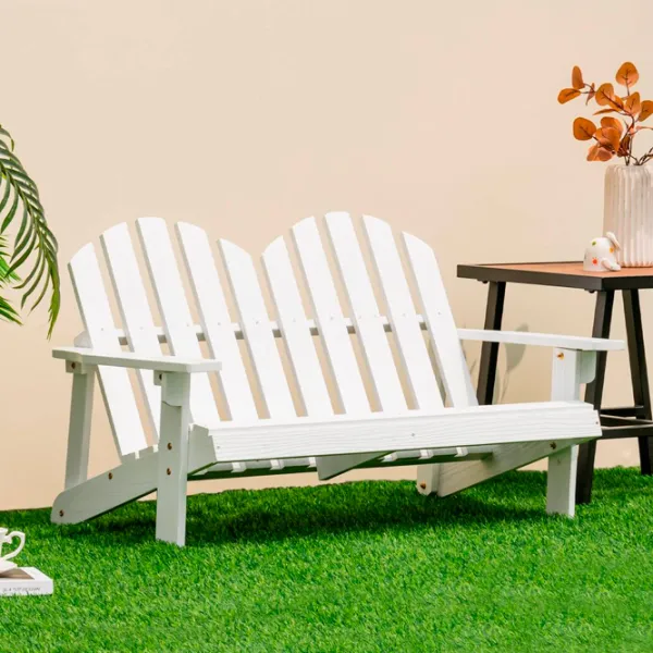 Садовый стул Costway NP11088WH Массив / Массив / Белый  photo 2 Садовый стул Costway NP11088WH Массив / Массив / Белый  photo 2