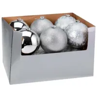 Jucării pentru brad Christmas 37099 15 cm / Silver