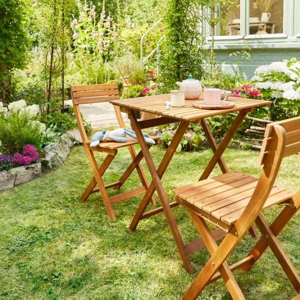 Садовый стул GoodHome Virginia Массив / Массив / Коричневый  photo 5 Садовый стул GoodHome Virginia Массив / Массив / Коричневый  photo 5