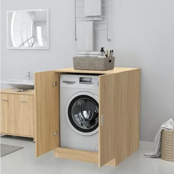 Шкаф для стиральных машин VidaXL 849649  ДСП / Дуб cонома photo 2