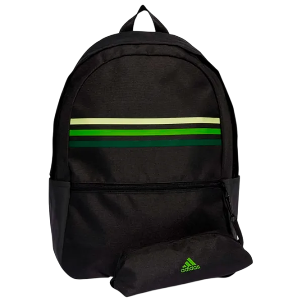 Rucsac Adidas Classic Horizontal 3-Stripes  / Green Black / 27.75 l photo 1 Rucsac Adidas Classic Horizontal 3-Stripes  / Green Black / 27.75 l photo 1
