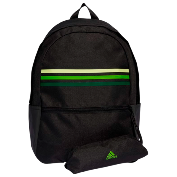 Rucsac Adidas Classic Horizontal 3-Stripes  / Green Black / 27.75 l photo 1 Rucsac Adidas Classic Horizontal 3-Stripes  / Green Black / 27.75 l photo 1