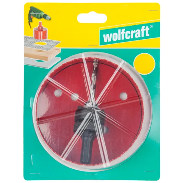Carotă Wolfcraft 5496000 Bimetal / Hexaedre photo 2 Carotă Wolfcraft 5496000 Bimetal / Hexaedre photo 2