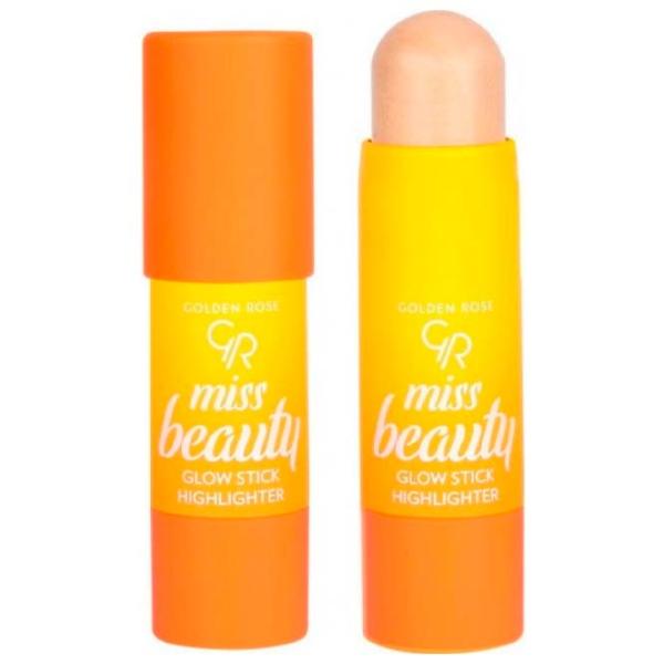 Хайлайтер Golden Rose Miss Beauty Glow Stick Highlighter Star Glow  Персиковый / 01 photo 1 Хайлайтер Golden Rose Miss Beauty Glow Stick Highlighter Star Glow  Персиковый / 01 photo 1