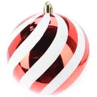 Jucării pentru brad Christmas 36833 18 cm / White, red