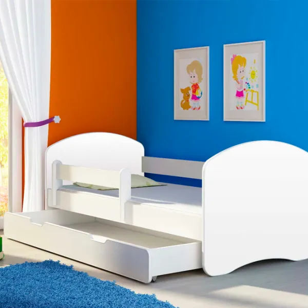 Детская кровать ACMA Meble Acma II 80 x 160 см / ЛДСП / Белый photo 3 Детская кровать ACMA Meble Acma II 80 x 160 см / ЛДСП / Белый photo 3