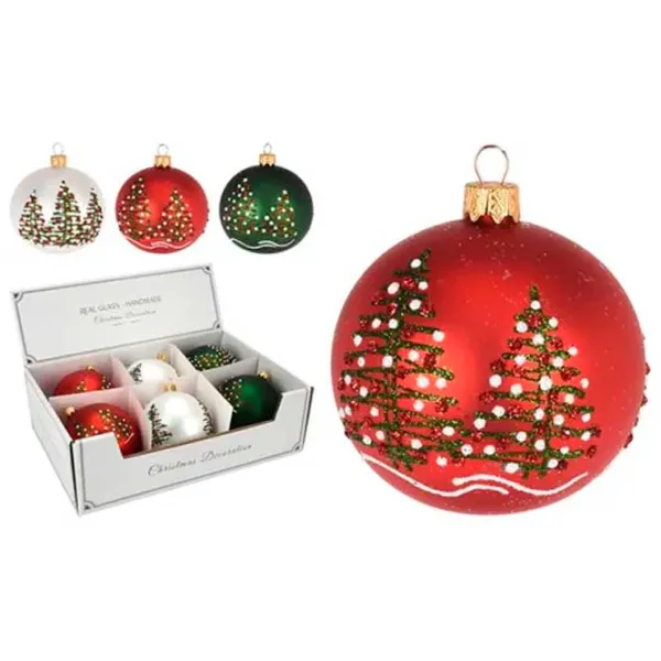 Jucării pentru brad Christmas 36822 10 cm / Multicolor photo 1