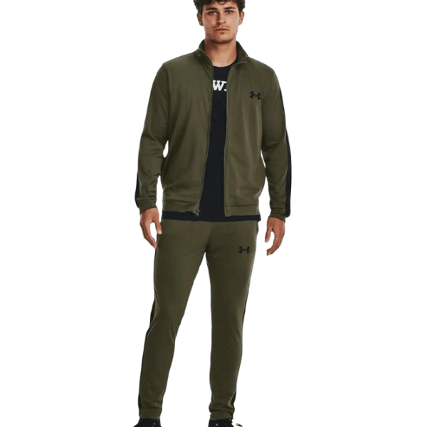 Costum sportiv pentru bărbați Under Armour Knit Track Suit  / S / Green photo 2 Costum sportiv pentru bărbați Under Armour Knit Track Suit  / S / Green photo 2