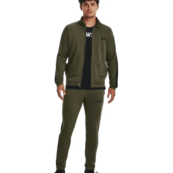 Costum sportiv pentru bărbați Under Armour Knit Track Suit  / M / Green photo 2 Costum sportiv pentru bărbați Under Armour Knit Track Suit  / M / Green photo 2