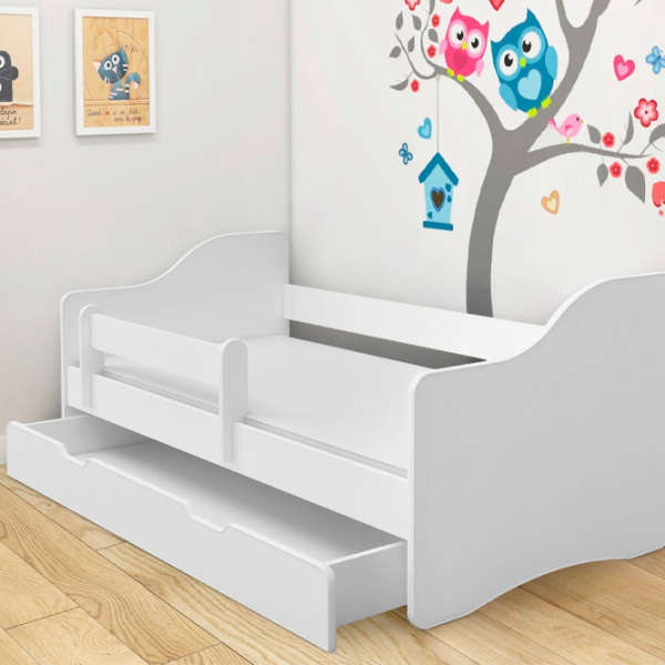 Детская кровать ACMA Meble Acma III Happy 80 x 160 см / ЛДСП / Белый photo 2 Детская кровать ACMA Meble Acma III Happy 80 x 160 см / ЛДСП / Белый photo 2