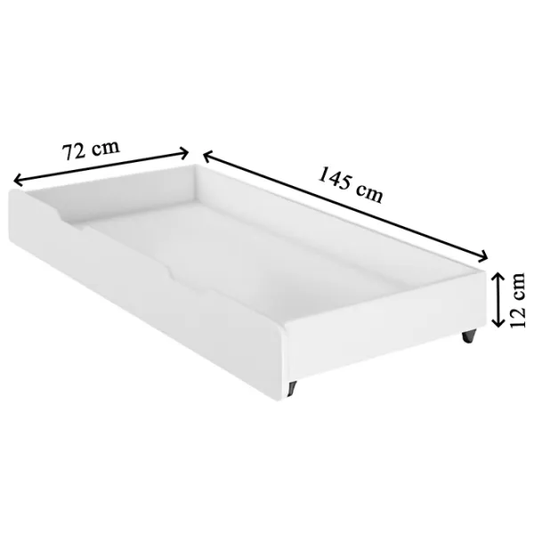 Детская кровать ACMA Meble Acma I Pony 80 x 160 см / ЛДСП / Розовый photo 4 Детская кровать ACMA Meble Acma I Pony 80 x 160 см / ЛДСП / Розовый photo 4