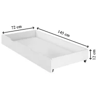 Детская кровать ACMA Meble Acma I Pony 80 x 160 см / ЛДСП / Розовый photo 4