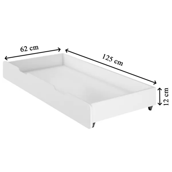Детская кровать ACMA Meble Acma I Pony 70 x 140 см / ЛДСП / Розовый photo 4 Детская кровать ACMA Meble Acma I Pony 70 x 140 см / ЛДСП / Розовый photo 4