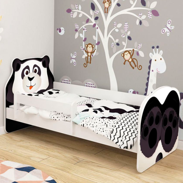 Детская кровать ACMA Meble Acma VII Animals Panda 80 x 160 см / ЛДСП / Белый photo 3 Детская кровать ACMA Meble Acma VII Animals Panda 80 x 160 см / ЛДСП / Белый photo 3
