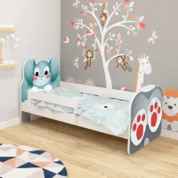 Детская кровать ACMA Meble Acma VII Animals Bunny 80 x 160 см / ЛДСП / Синий photo 2