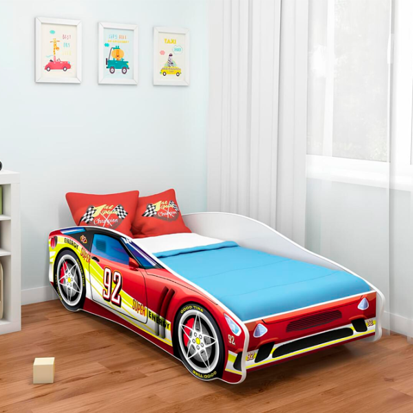 Детская кровать ACMA Meble Acma V Car 70 x 140 см / ЛДСП / Красный photo 3