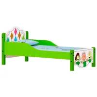 Pat pentru copii Tisam BNX 4503 / MDF / White photo 2