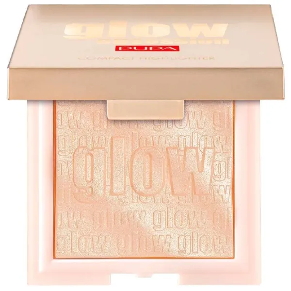 Хайлайтер Pupa Glow Obsession Compact Highlighter Бежевый / 100 photo 1