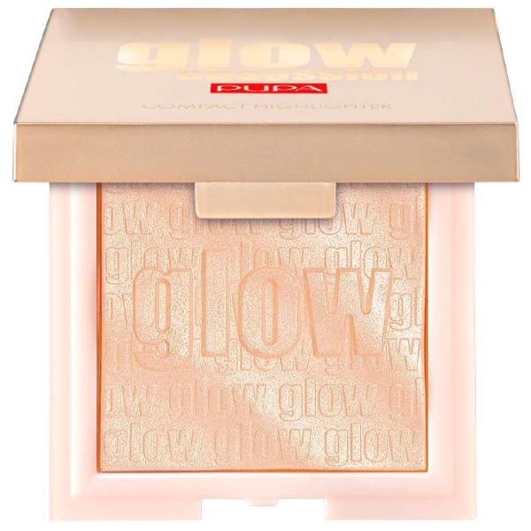 Хайлайтер Pupa Glow Obsession Compact Highlighter Бежевый / 100 photo 1