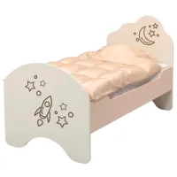 Pat pentru copii Tisam 17502 80 x 140 cm / PAL / Beige